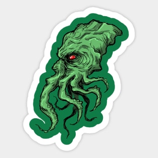 Cthulhu Head Sticker